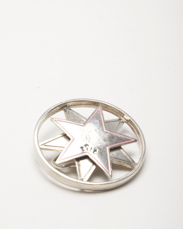 Y2k 00s Tilt Spin Star Belt Buckle
