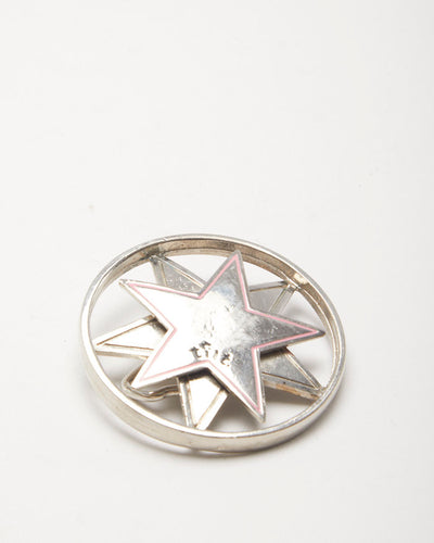 Y2k 00s Tilt Spin Star Belt Buckle