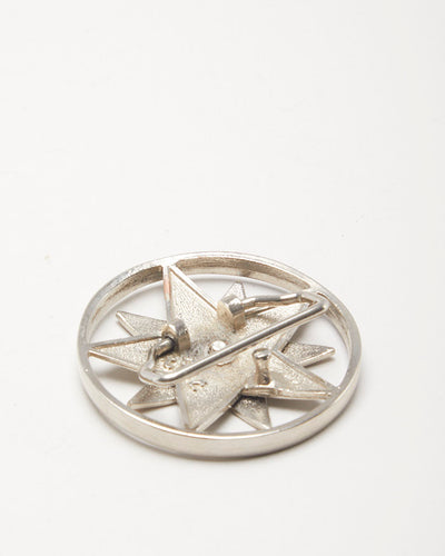 Y2k 00s Tilt Spin Star Belt Buckle