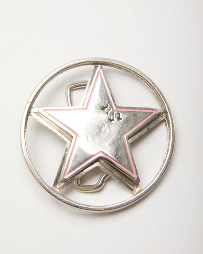 Y2k 00s Tilt Spin Star Belt Buckle