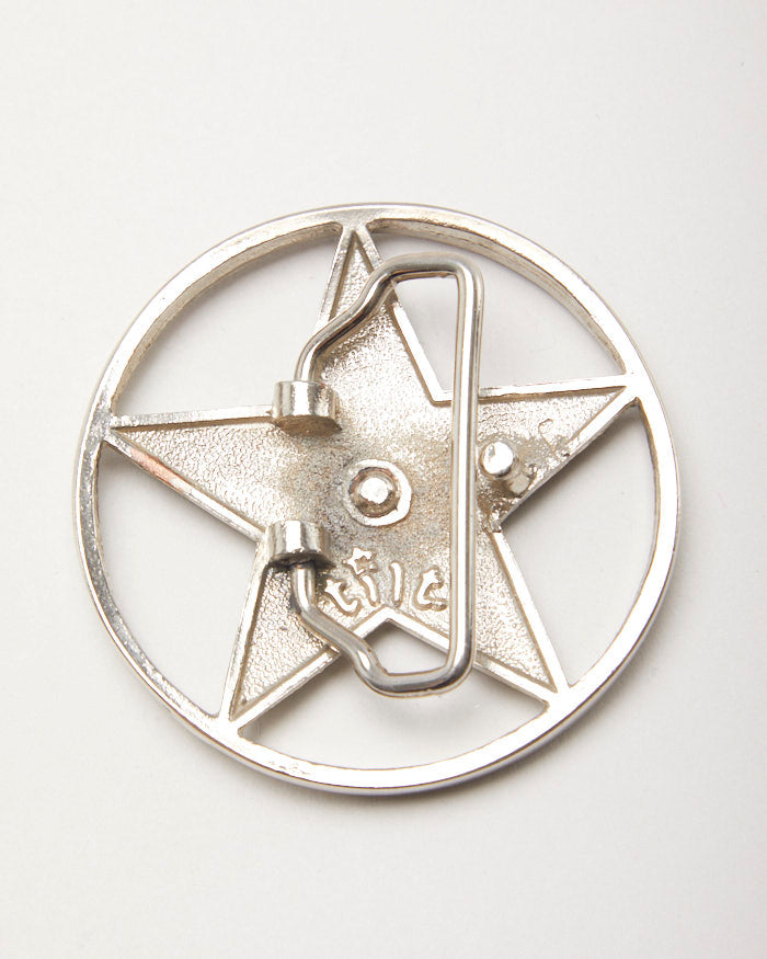 Y2k 00s Tilt Spin Star Belt Buckle