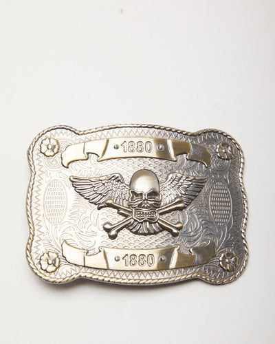 Skull and Cross Bone 1880 Belt Buckle