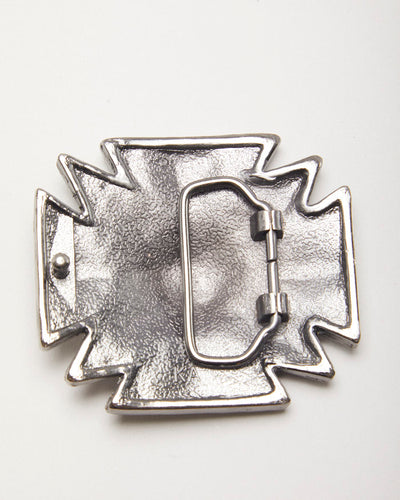 Glam Rock Gothic Cross Belt Buckle