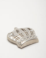 Vintage Y2k 00s Royal Gem Crown Belt Buckle