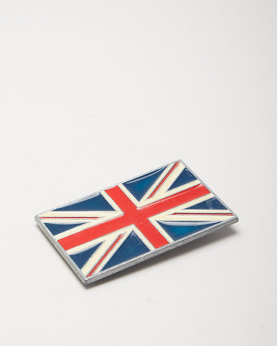 Y2k 00s Union Jack Belt Buckle
