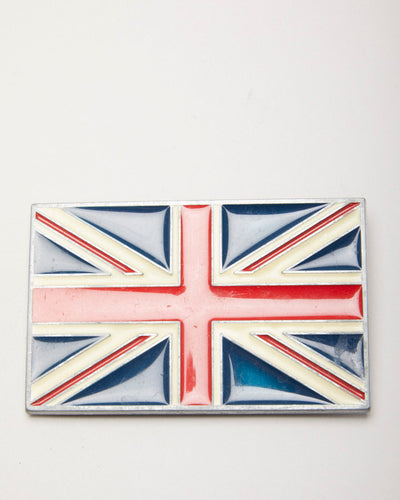 Y2k 00s Union Jack Belt Buckle