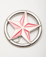Y2k 00s Pink Nautical Star Belt Buckle