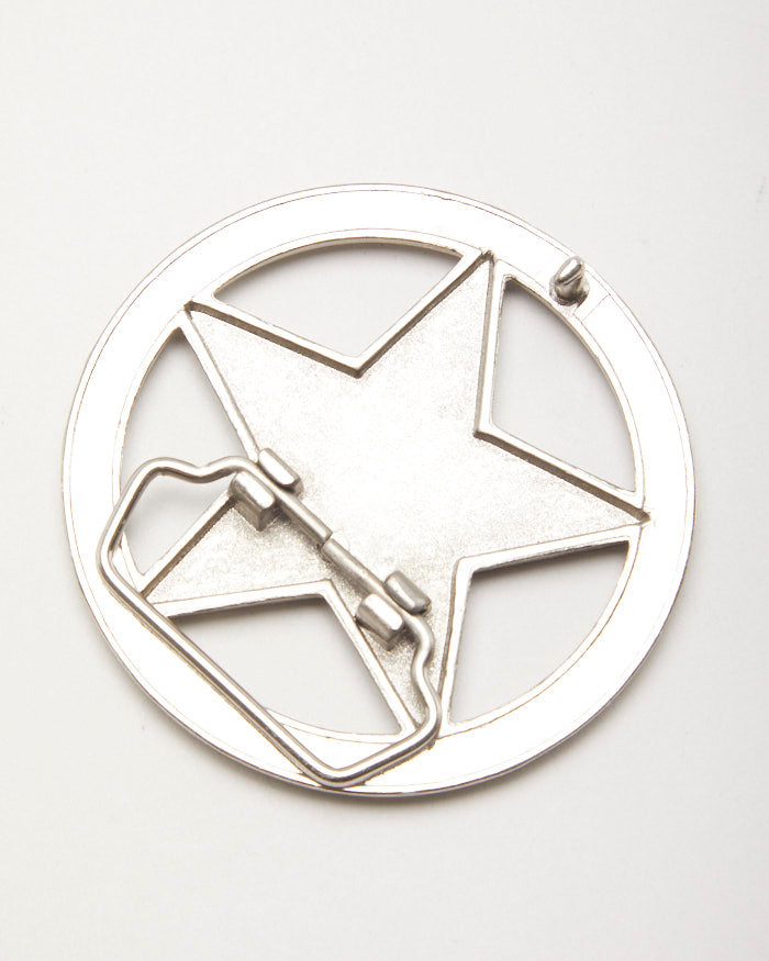 Y2k 00s Pink Nautical Star Belt Buckle