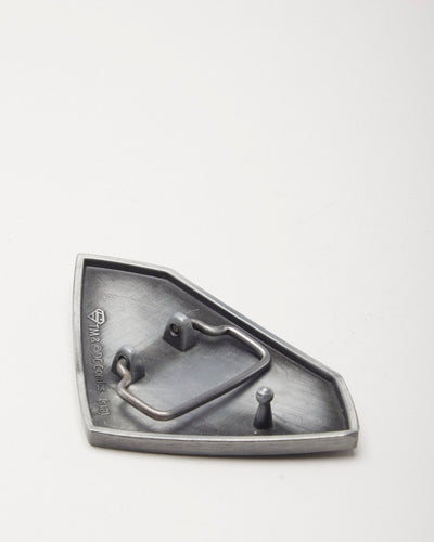 Superman Black & Silver Belt Buckle