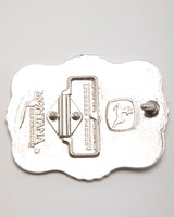 Vintage Montana Silver Smith John Deer Girl Belt Buckle