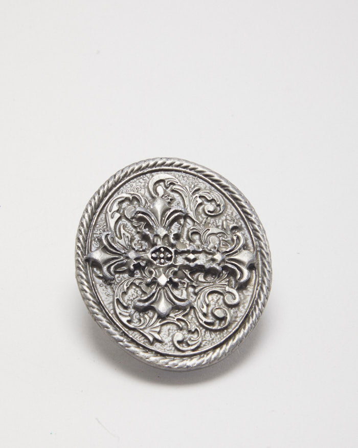 Vintage Gothic Cross Belt Buckle