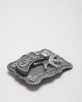 Vintage Western Spur Spinning Belt Buckle