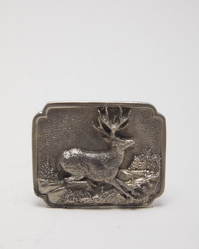 Vintage 90s Katz Deer Belt Buckle
