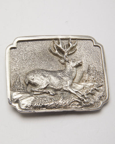 Vintage 90s Katz Deer Belt Buckle