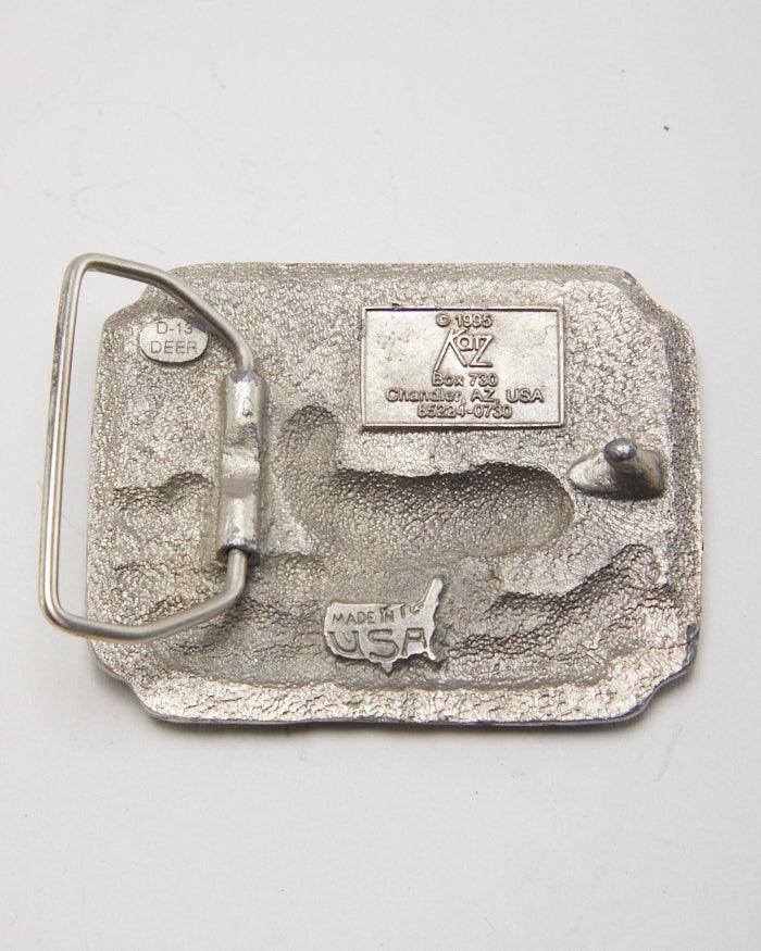 Vintage 90s Katz Deer Belt Buckle