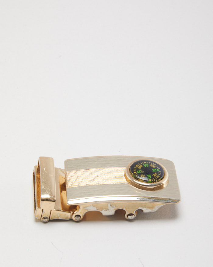 Compass Gold Belt Buckle – Rokit