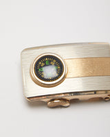 Compass Gold Belt Buckle