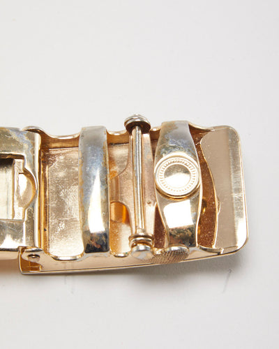 Compass Gold Belt Buckle