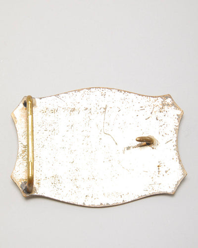 Vintage Fly Ranch Lucky Horse Shoe Belt Buckle