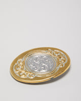 Vintage 90s Western Floral Paisley Belt Buckle