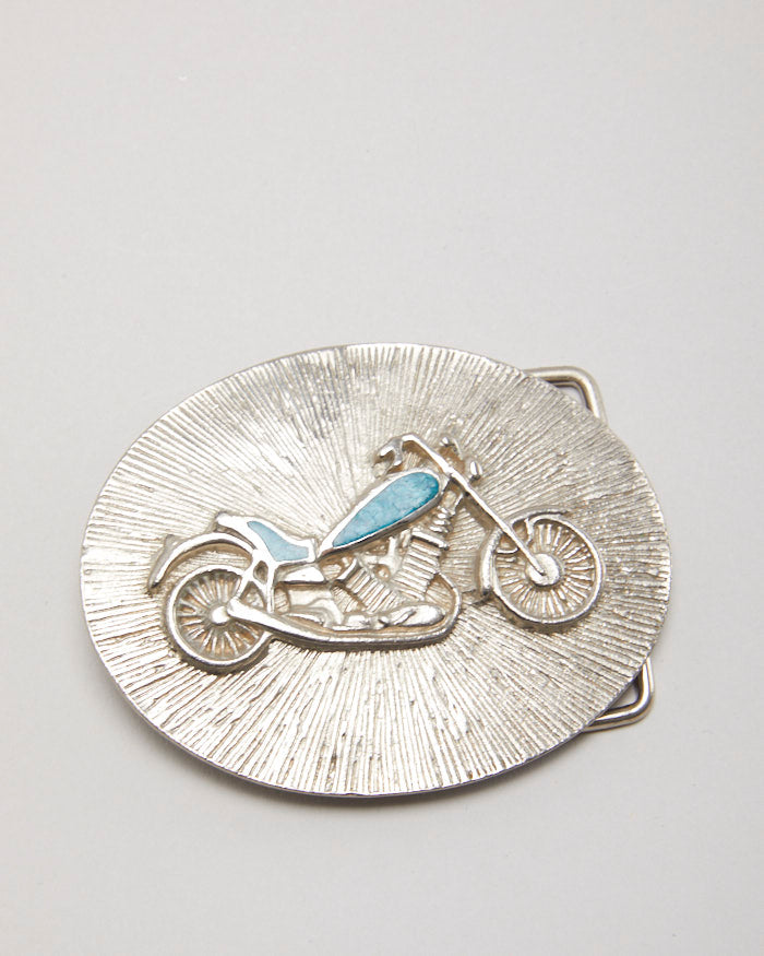 Vintage Motorcycle Belt Buckle