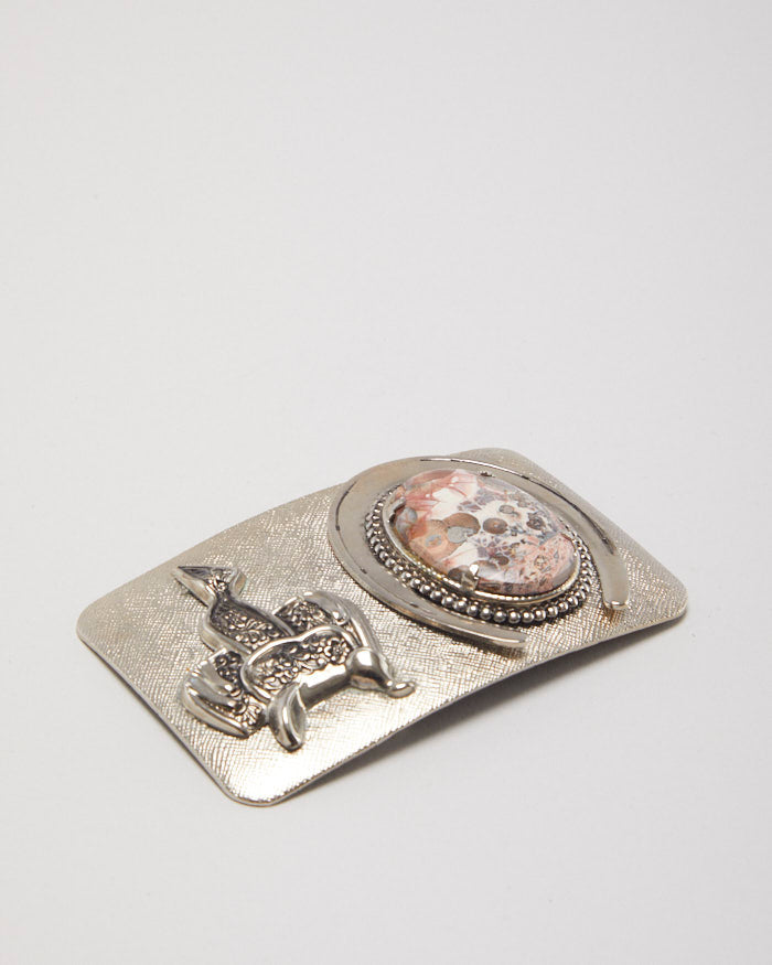Vintage Horse Shoe &amp; Saddle Belt Buckle