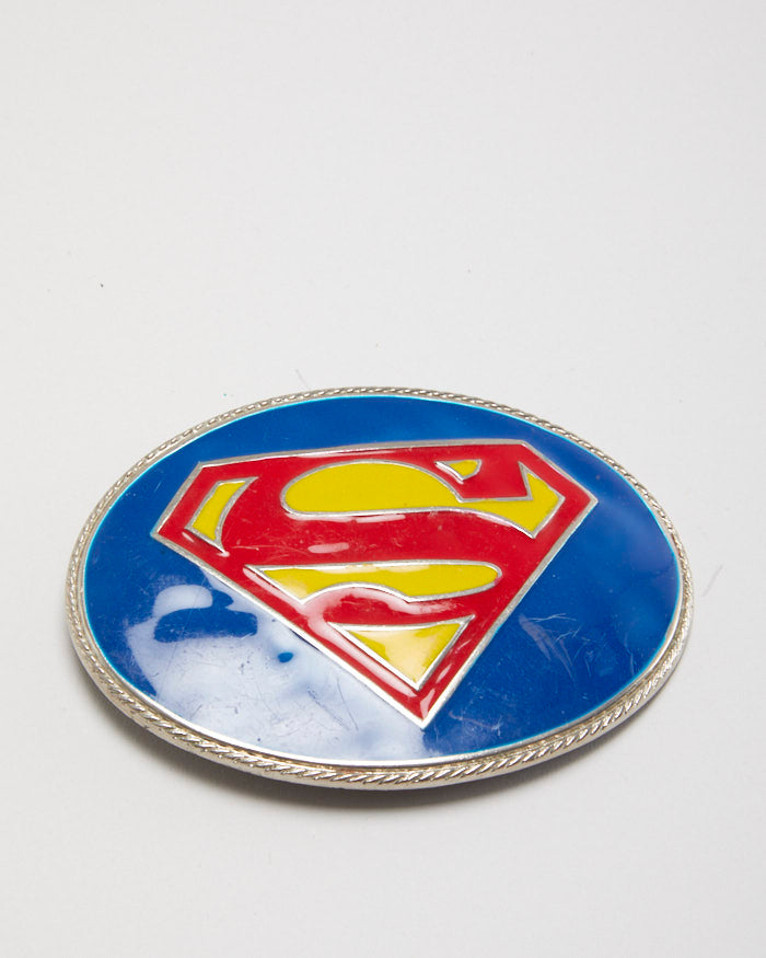Y2k 00s Superman Logo Belt Buckle