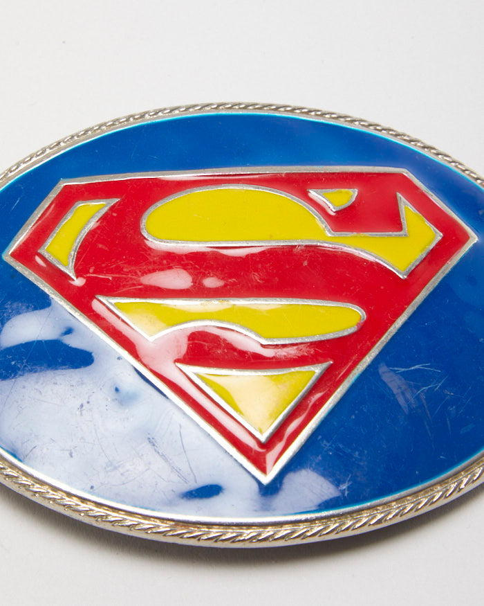 Y2k 00s Superman Logo Belt Buckle