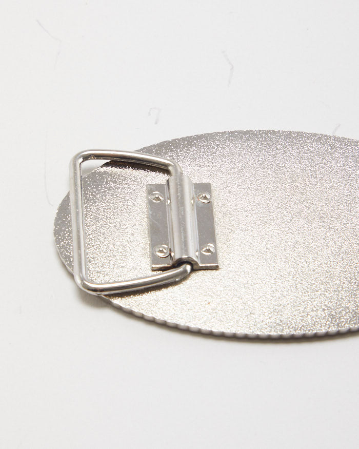 Vintage Canadian Red Belt Buckle