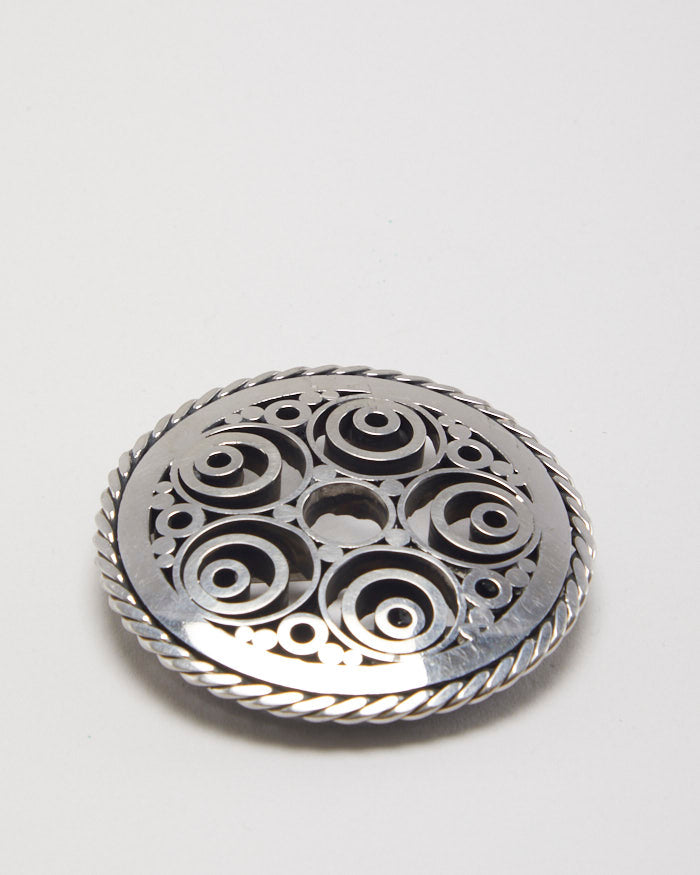 Vintage Circle Pattern Belt Buckle