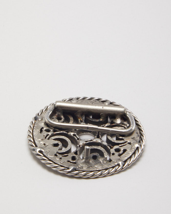 Vintage Circle Pattern Belt Buckle