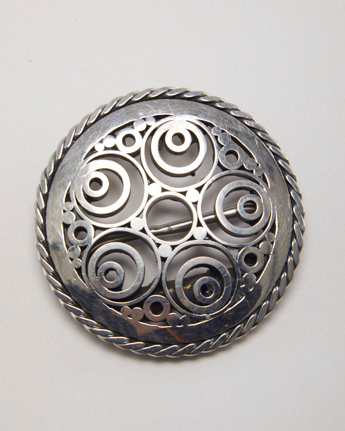 Vintage Circle Pattern Belt Buckle