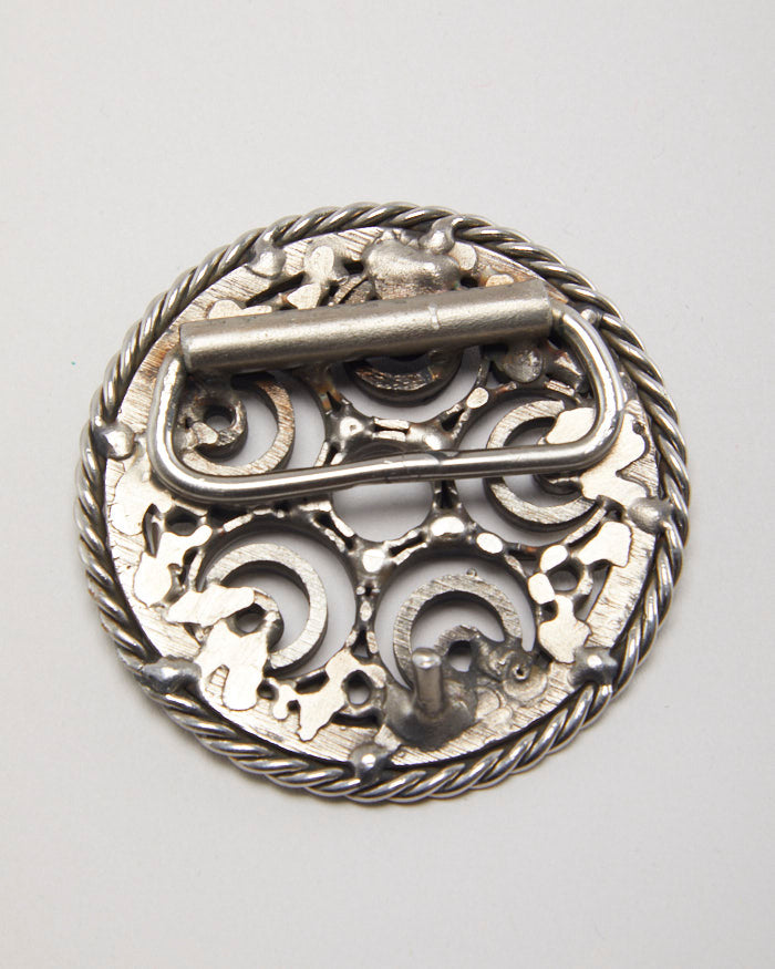 Vintage Circle Pattern Belt Buckle