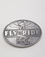 Vintage Harley Davidson Hog Fly &amp; Ride Belt Buckle