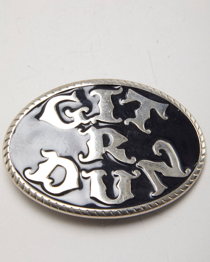 Vintage Y2k 00s Bottle Opener Belt Buckle