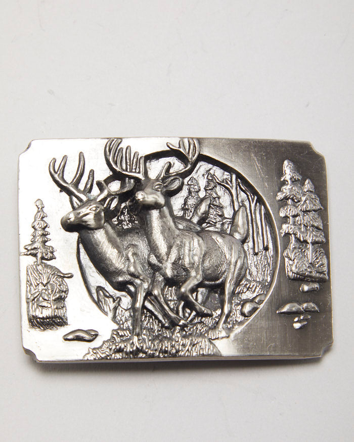 Vintage 90s Deer Belt Buckle