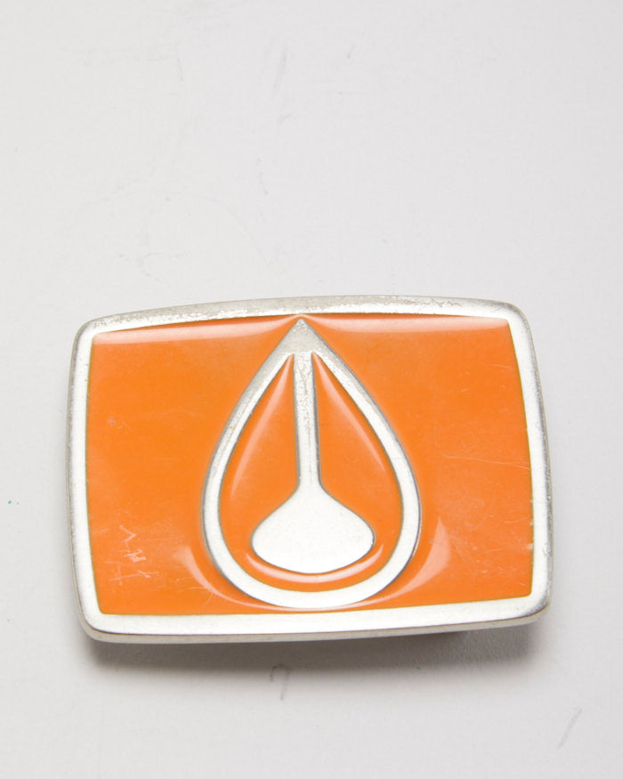 Y2k 00s Nixon Orange Belt Buckle