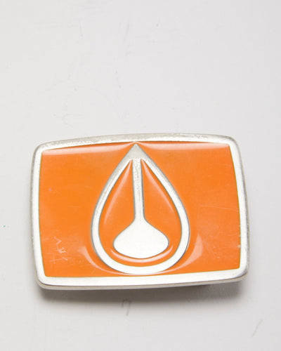 Y2k 00s Nixon Orange Belt Buckle