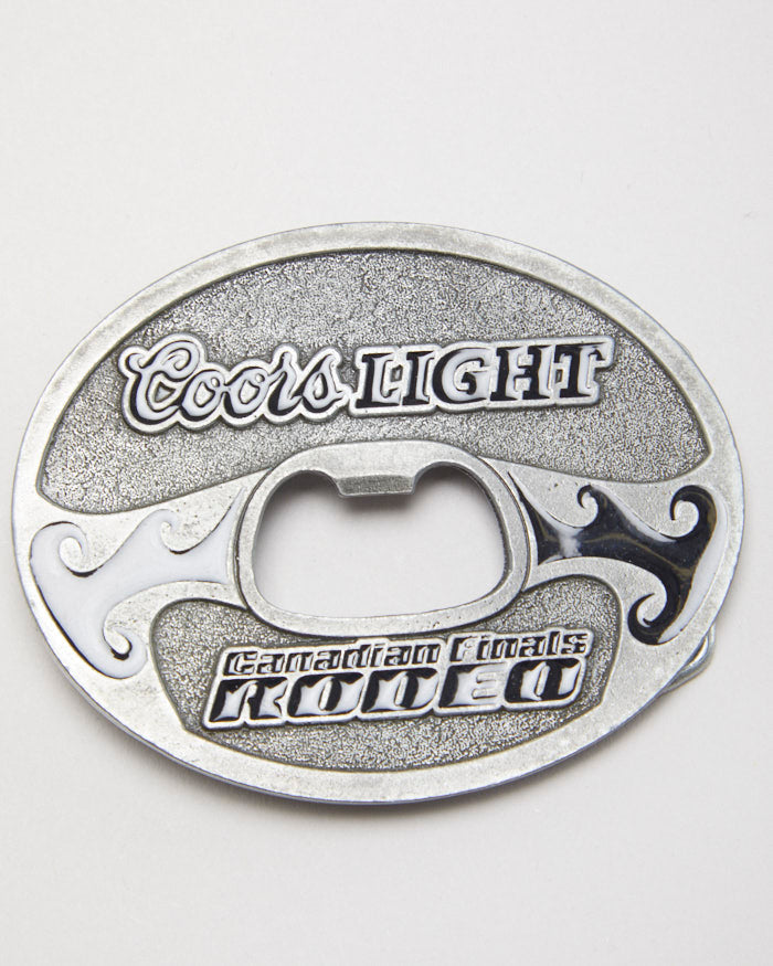 Y2k 00s Coors Light Bottle Opener Belt Buckle