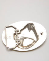 Y2k 00s Gold &amp; Silver Horse Lucky Belt Buckle