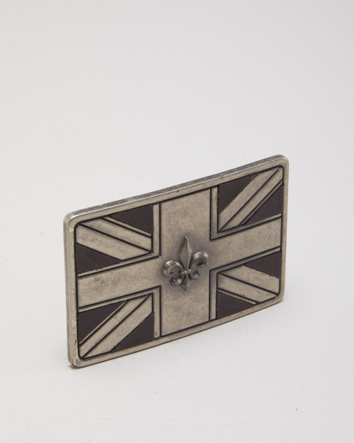 Y2k 00s Junín Jack Fleur De Lis Belt Buckle