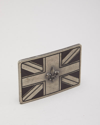 Y2k 00s Junín Jack Fleur De Lis Belt Buckle