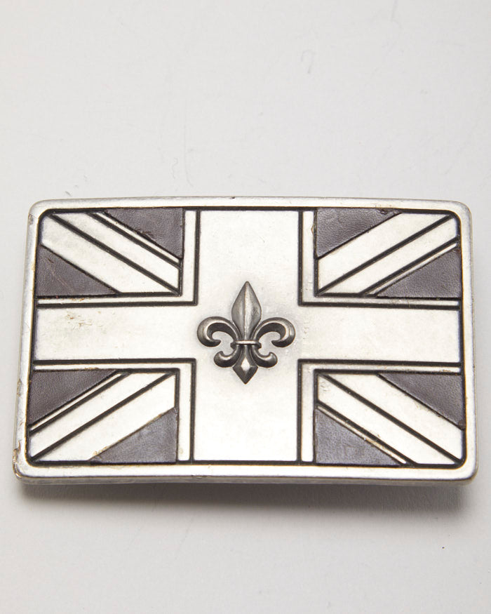 Y2k 00s Junín Jack Fleur De Lis Belt Buckle