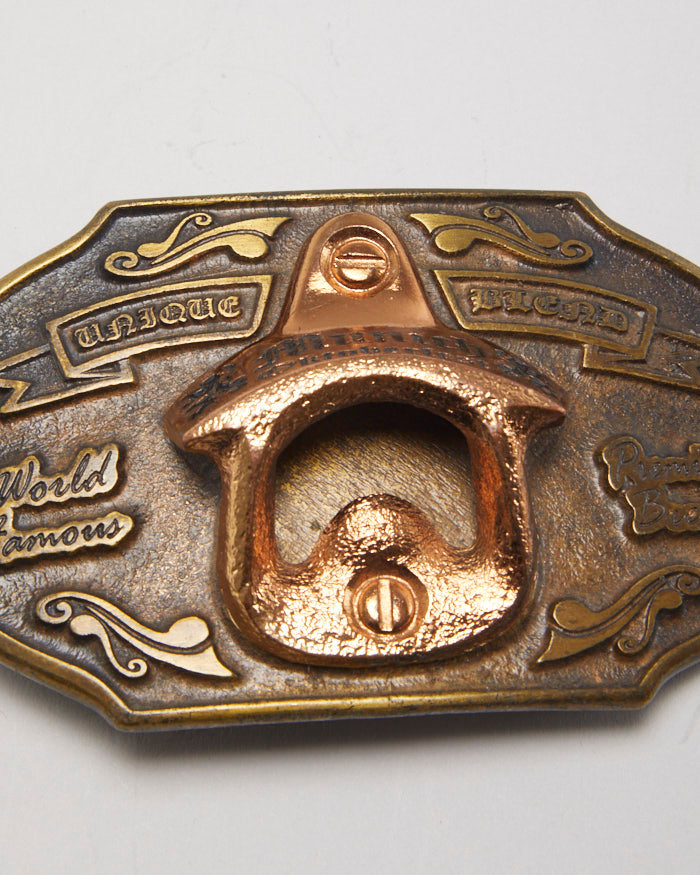 Vintage Unique Blend Premium Brew Bottler Opener Belt Buckle