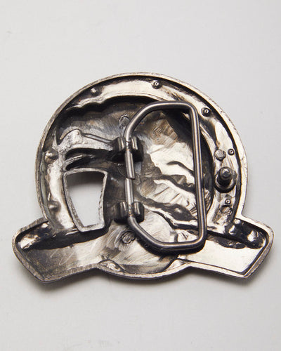 Pewter USA Bald Eagle Belt Buckle