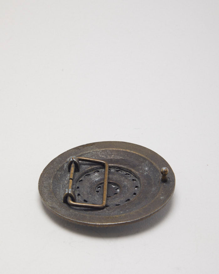 Y2k 00s Round Gem Belt Buckle
