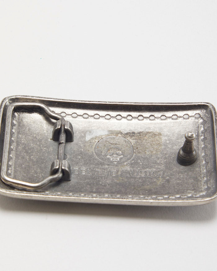 Y2k 00s Music Is Life Belt Buckle