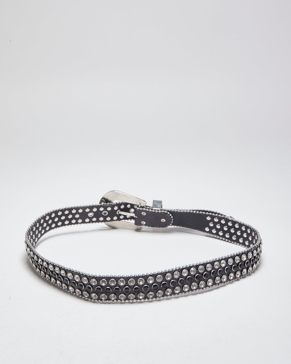 Y2k 00s Glitter Rhinestone Belt - W32-38