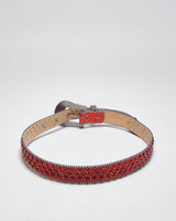 Y2k 00s Glitter Rhinestone Belt - W29-35
