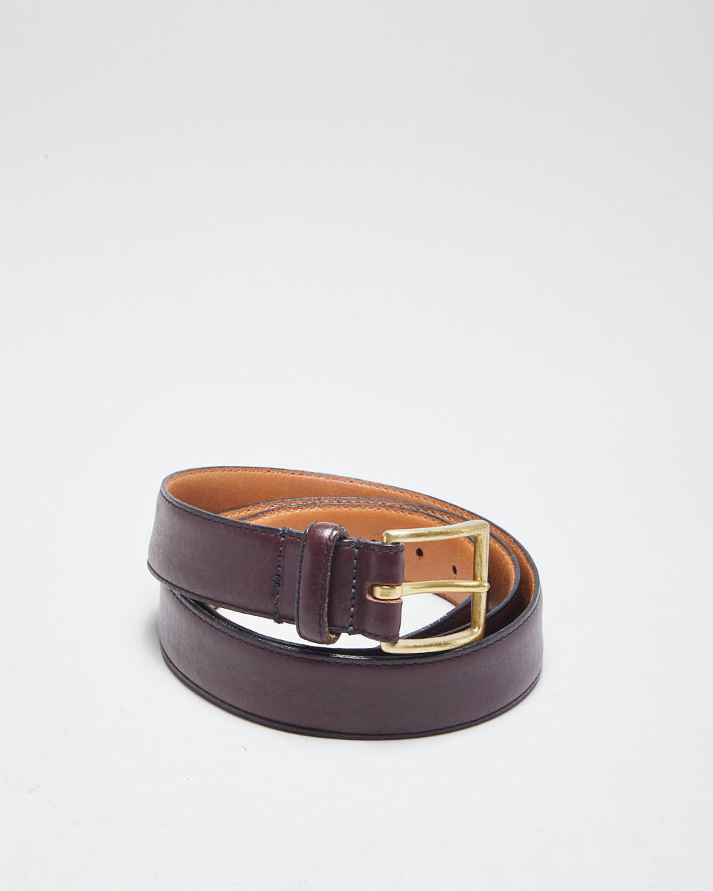 Vintage J.P. Tilford Brown Leather Belt - W35-39 – Rokit